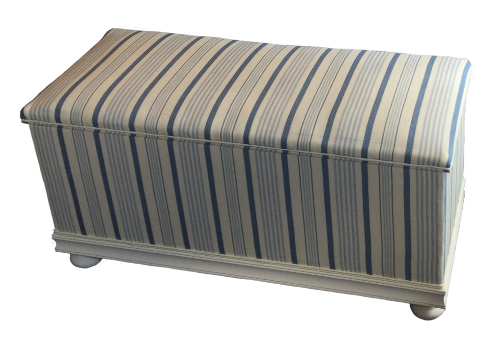 Striped Ottoman