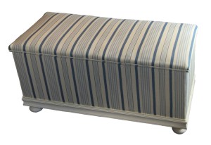 Striped Ottoman