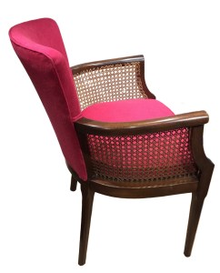 Completed seat - from side