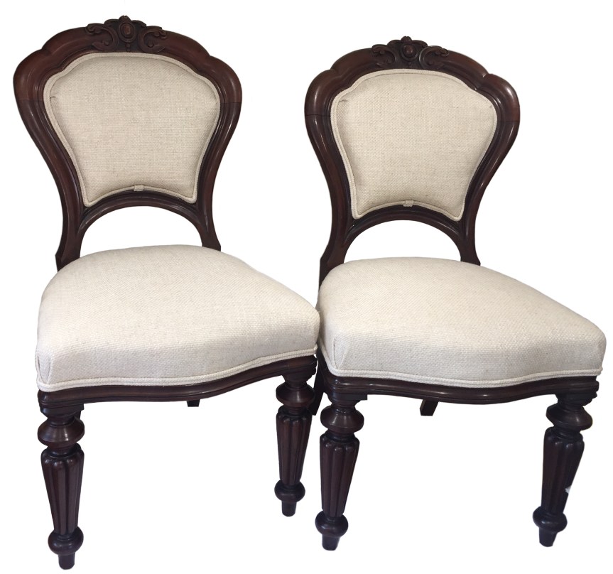 Both seats completed, identical and ready to return