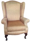 Chair with original cover on