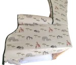 Outer arms covered in new fabric