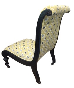 Finished chair from the back