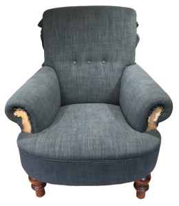 Seat front, inner back and buttons added