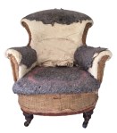 Final pieces of fabric removed.