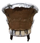 The back ready to be covered