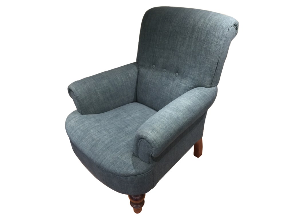 Image of the finished Overstuffed Armchair with link to the project details