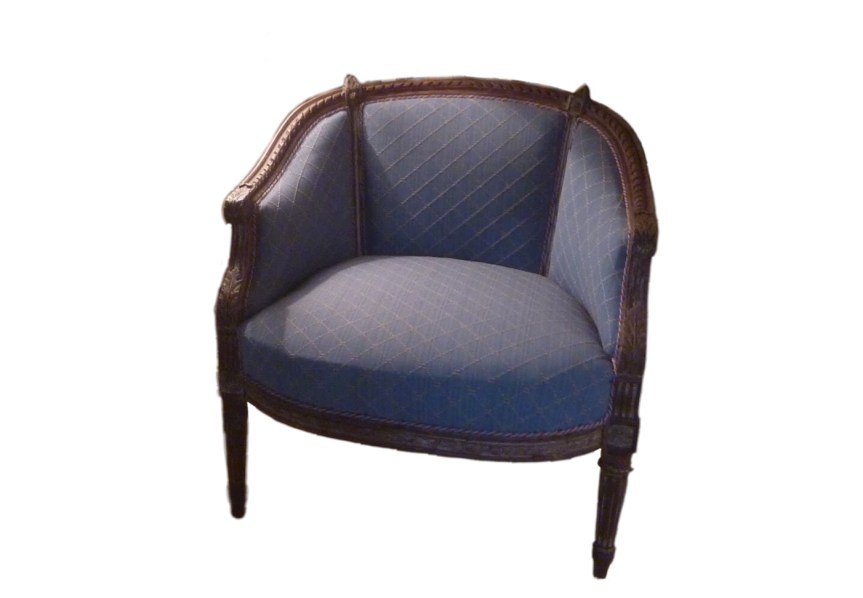 Image of the completed 18th Century Seat with link to the project documentation