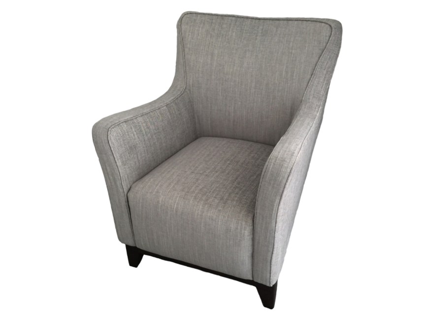 Image of the finished Modern Armchair with link to the project details