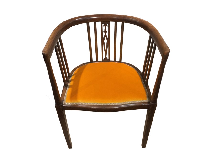 Image of the completed Small Tubchair with link to the project documentation