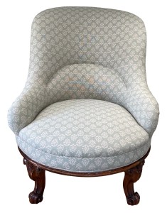 Finished seat from the front