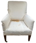 Front of chair, all calico removed