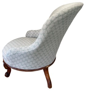 Completed chair from the side