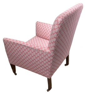 Completed chair from rear corner