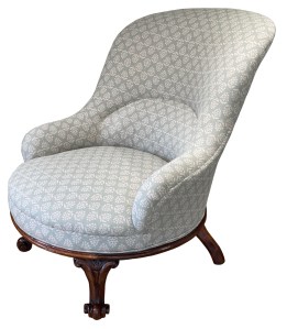 Finished chair from an angle