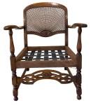 New webbing added to the seat