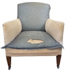 Inside arms and arm front fabric removed