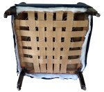 The webbing under the seat