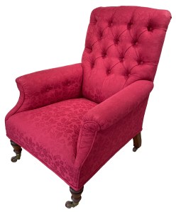 Finished chair from front corner