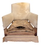 Seat spring hessian uncovered