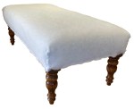 Polyester covered coffee table