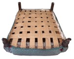 Bulging seat jute webbing