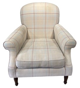 The chair ready for it’s new cover