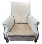 Coir stuffings added, covered in hessian with stitched rolled edge