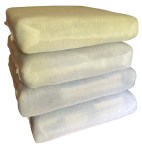 The pads covered in polyester wadding and then stockinette