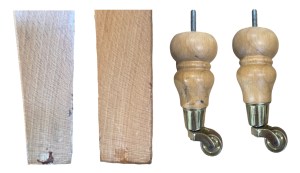 Legs before and after treatment