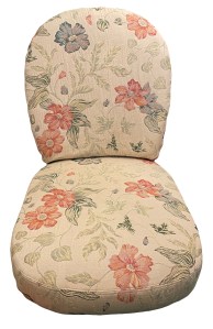 The two shaped cushions