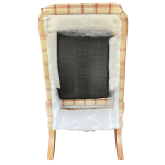 The back cover partly removed