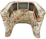 Chair inverted ready for the seat to be added