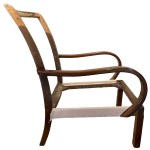 The frame sides wrapped in fabric