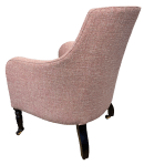 Outer back fabric in place