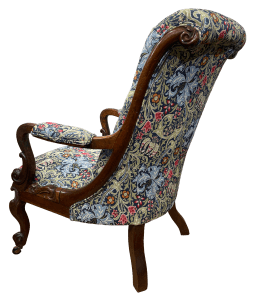 Finished seat from the back