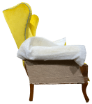 Support hessian in place