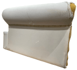 Calico remnant on outside arm and arm roll