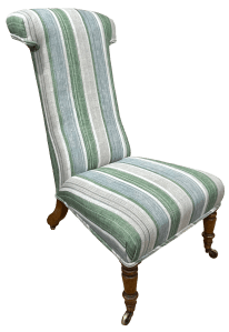 Finished chair from front corner