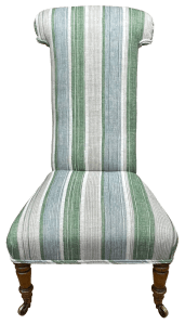 Finished chair from font