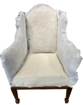 Rebuilt seat with calico cover