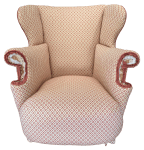 Piping added to the arm fronts