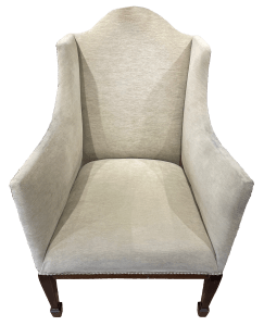 The chair with old cover