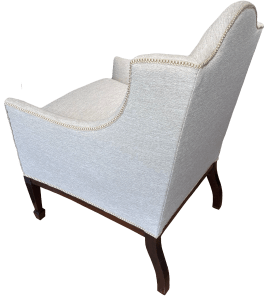 Finished chair including new cushion from back corner