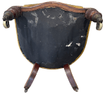 The under side of the chair