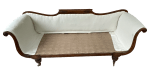 Sofa with stuffings added to inner back and arms