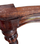 Close up of the repaired break