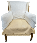 Inner back fabric removed