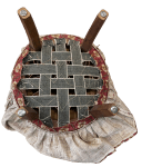 Webbing under the chair