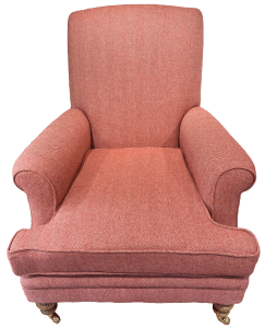 Completed chair from the front